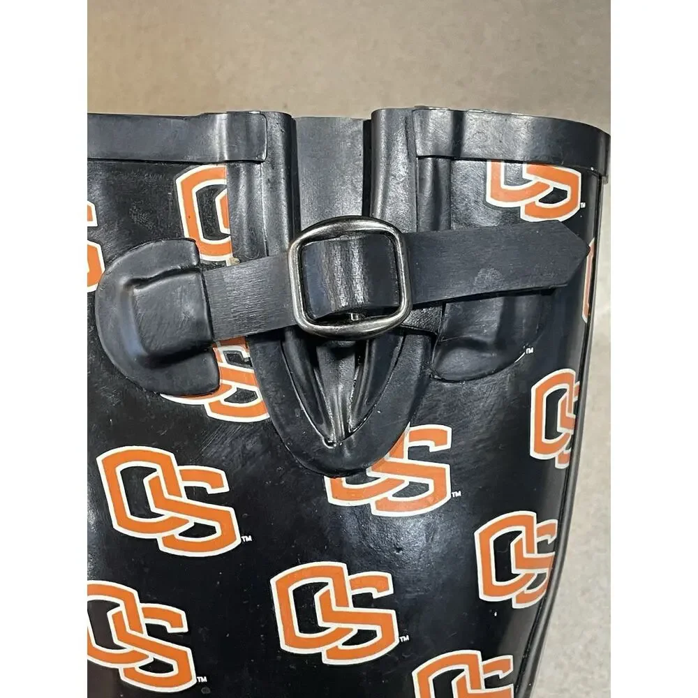 Campus Gear -Oregon State Beavers Women’s 10 Rubber Rain Boots College OSU- NCAA
